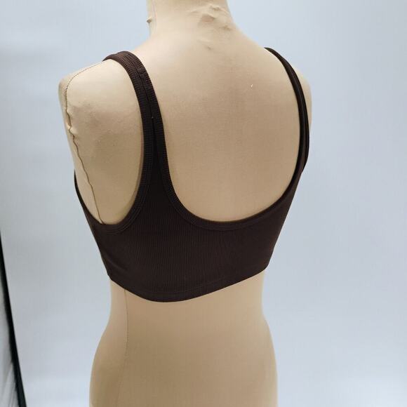 TNA brown sleevless tank cropped womens Size: M - Picture 7 of 15